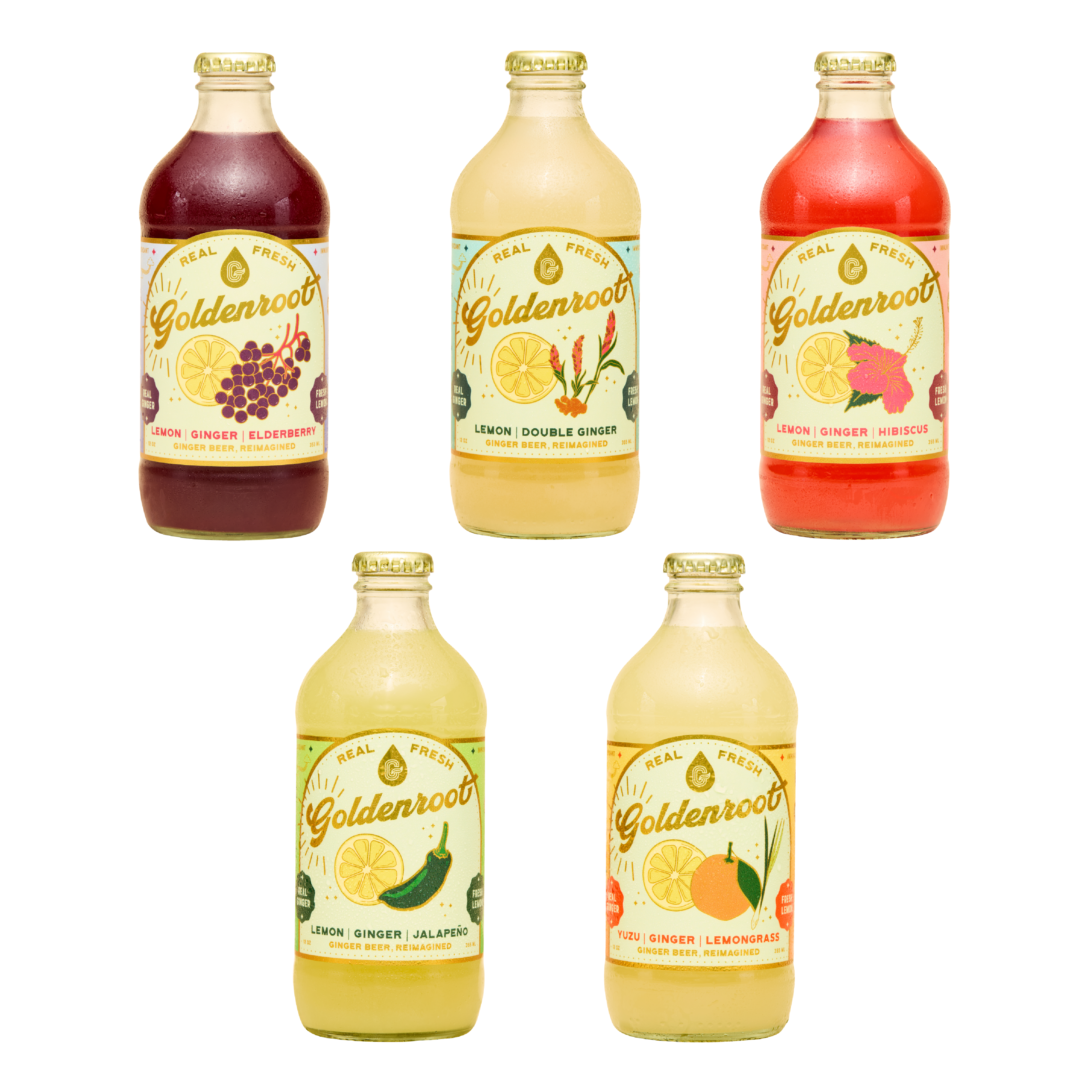 Variety Pack – Goldenroot Gingerbeer